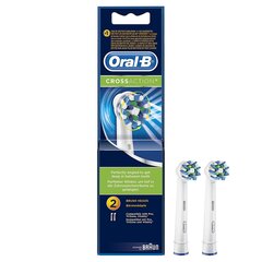 Насадки Braun Oral-B Crossaction EB50-2 цена и информация | Насадки для электрических зубных щеток | hansapost.ee