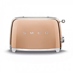 Smeg Toaster 2 Slices, розовое золото, блестящий, эстетика стиля 50-х годов цена и информация | Тостеры | hansapost.ee