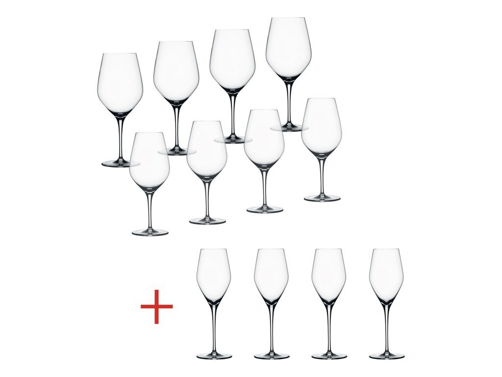 Spiegelau Authentis veiniklaasid, 12 klaasi hind ja info | Klaasid, kruusid ja kannud | hansapost.ee