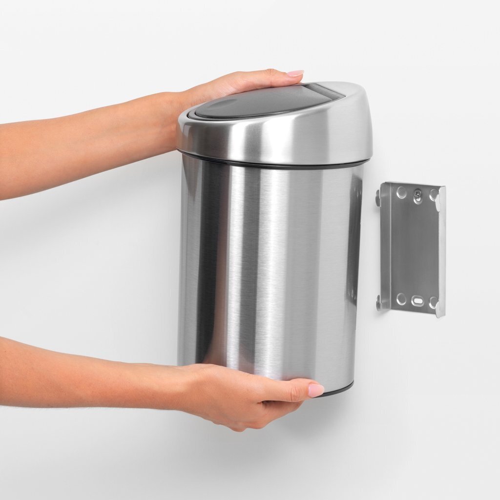 Prügikast Touch Bin®, 3L matt teras, Brabantia hind ja info | Prügikastid | hansapost.ee