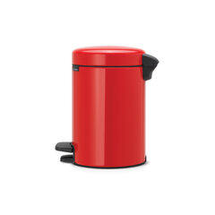 Brabantia Мусорный бак с педалью newIcon, 3Л - Passion Red цена и информация | Мусорные ящики с креплением на двери | hansapost.ee