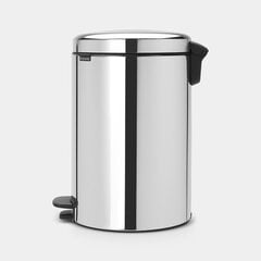 Pedaaliga prügikast, NewIcon, 20l, brilliant steel, Brabantia hind ja info | Prügikastid | hansapost.ee