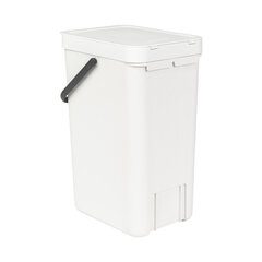 Prügiurn, Sort & Go 16L White hind ja info | Prügikastid | hansapost.ee