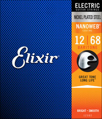 Струны для электронной гитары Elixir 12302 Nanoweb 12-68 цена и информация | Принадлежности для музыкальных инструментов | hansapost.ee