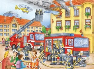 Пазл Ravensburger 100 XXL шт. Пожарная служба цена и информация | Пазлы | hansapost.ee