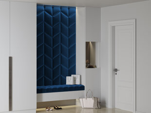Мягкие настенные панели, 3 шт., Kooko Home Attyla R6, синие цена и информация | Мягкие стеновые панели | hansapost.ee