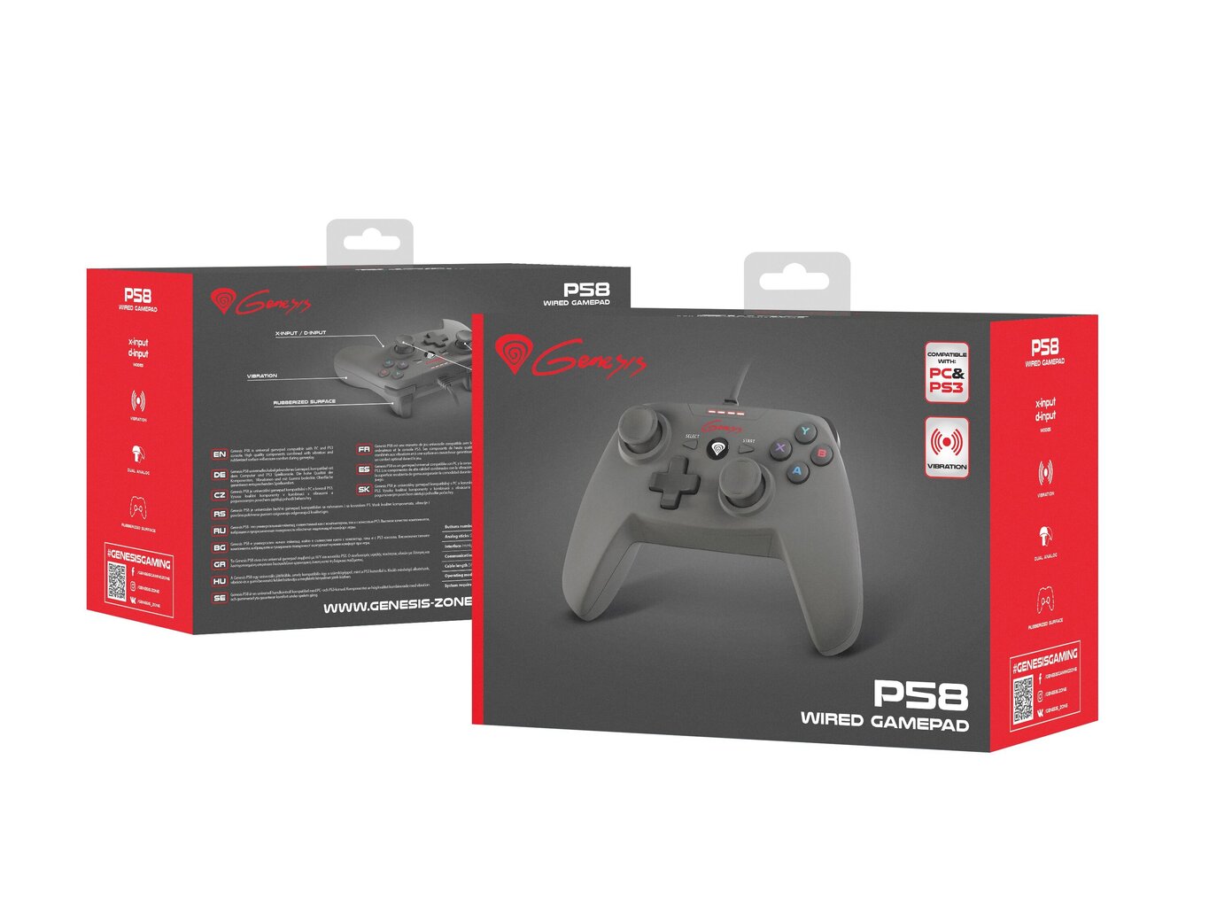 GENESIS P58 Gamepad for PS3 hind ja info | Mängupuldid | hansapost.ee