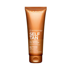 Pruunistav ihupiim Clarins Self Tan Self Tanning Milky Lotion, 125 ml hind ja info | Isepruunistavad kreemid | hansapost.ee