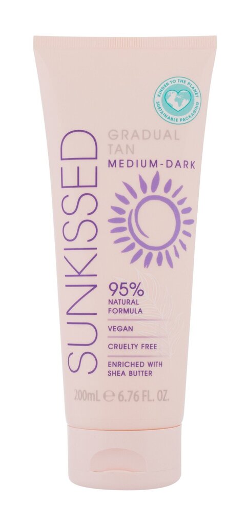 Isepruunistav kreem Sunkissed, 200 ml hind ja info | Isepruunistavad kreemid | hansapost.ee