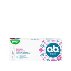 Tampoonid O.B. Original Super Plus 16 tk. hind ja info | Tampoonid, hügieenisidemed ja menstruaalanumad | hansapost.ee