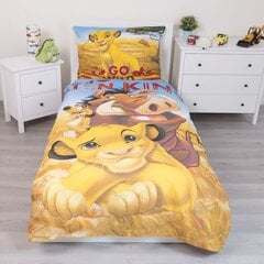 Voodipesukomplekt Lion King 140 x 200 cm + padjapüür 70 x 90 cm price and information | Children's bed linen | hansapost.ee