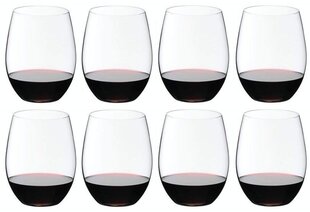 Riedel punase veini klaasid O-Cabernet , 8 tk hind ja info | Klaasid, kruusid ja kannud | hansapost.ee