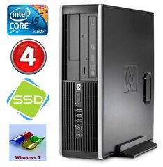 HP 8100 Elite SFF i5-650 4GB 120SSD DVD WIN7Pro [refurbished] цена и информация | Стационарные компьютеры | hansapost.ee