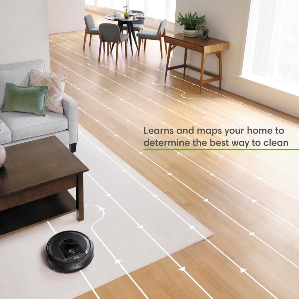 Robottolmuimeja iRobot Roomba i7+, 75 min hind ja info | Robottolmuimejad | hansapost.ee