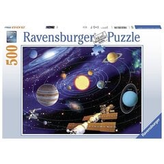 Ravensburger pusle 500 tk Päikesesüsteem hind ja info | Pusled lastele ja täiskasvanutele | hansapost.ee