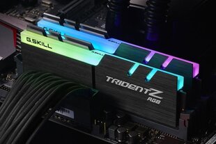 G.Skill Trident Z RGB DDR4, 2x8GB, 3200MHz, CL14 (F4-3200C14D-16GTZR) цена и информация | Объём памяти | hansapost.ee