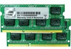 G.Skill DDR3 SODIMM 8 ГБ 1600 МГц CL9 (F3-1600C9D-8GSL) цена и информация | Объём памяти (RAM) | hansapost.ee