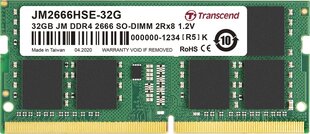 Transcend JM2666HSE-32G цена и информация | Объём памяти | hansapost.ee