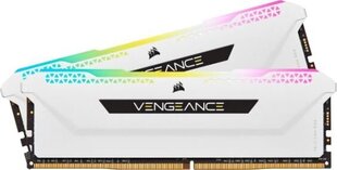 Corsair Vengeance CMH16GX4M2D3600C18W цена и информация | Объём памяти (RAM) | hansapost.ee