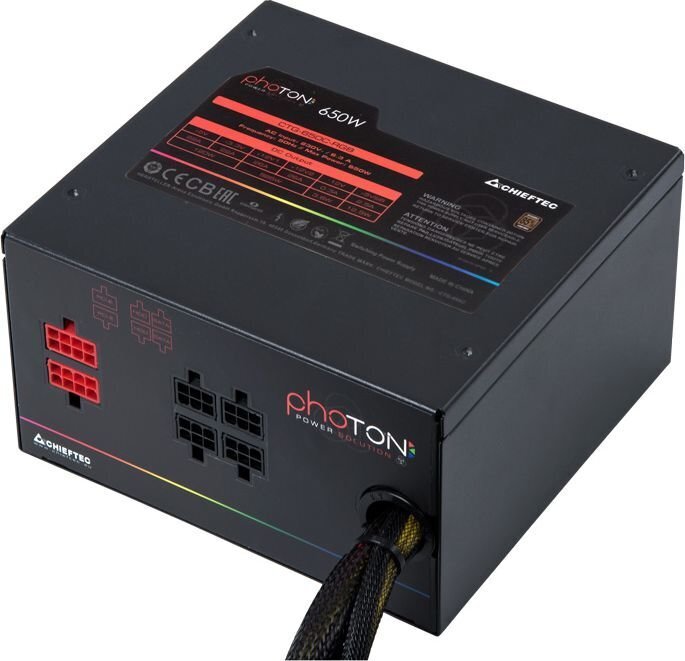 Chieftec CTG-650C-RGB price and information | Toiteplokid | hansapost.ee