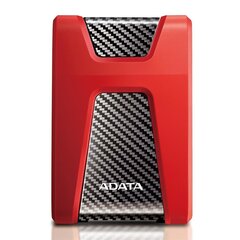 Жесткий диск ADATA HD650 2000 GB, 2.5 ", USB 3.1 (backward compatible with USB 2.0), Red цена и информация | Жесткий диск Seagate ST1000VX005 | hansapost.ee