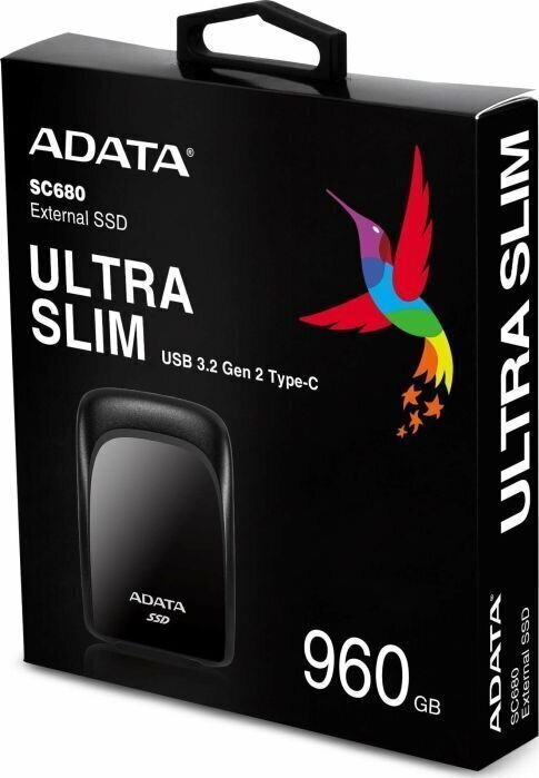 ADATA SSD SC680 960GB (ASC680-960GU32G2-CBL) hind ja info | Välised kõvakettad | hansapost.ee