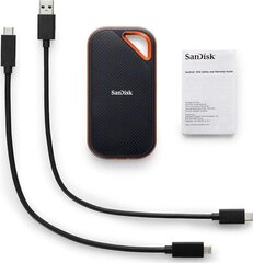 Väline SSD SanDisk Extreme Pro Portable V2 (2TB), SDSSDE81-2T00-G25 hind ja info | Sandisk Mälupulgad ja kõvakettad | hansapost.ee