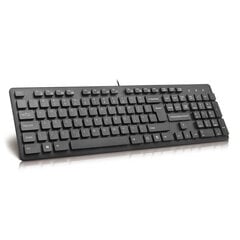 Клавиатура Modecom MC-5006, АНГЛ, черная цена и информация | Клавиатуры | hansapost.ee