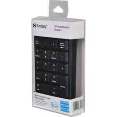 Sandberg Numeric Keypad 2 цена и информация | Клавиатура с игровой мышью 3GO COMBODRILEW2 USB ES | hansapost.ee