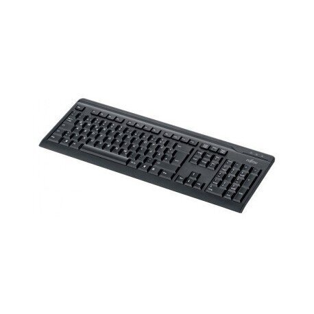 Juhtmega klaviatuur Fujitsu KB410, ENG, must цена и информация | Klaviatuurid | hansapost.ee