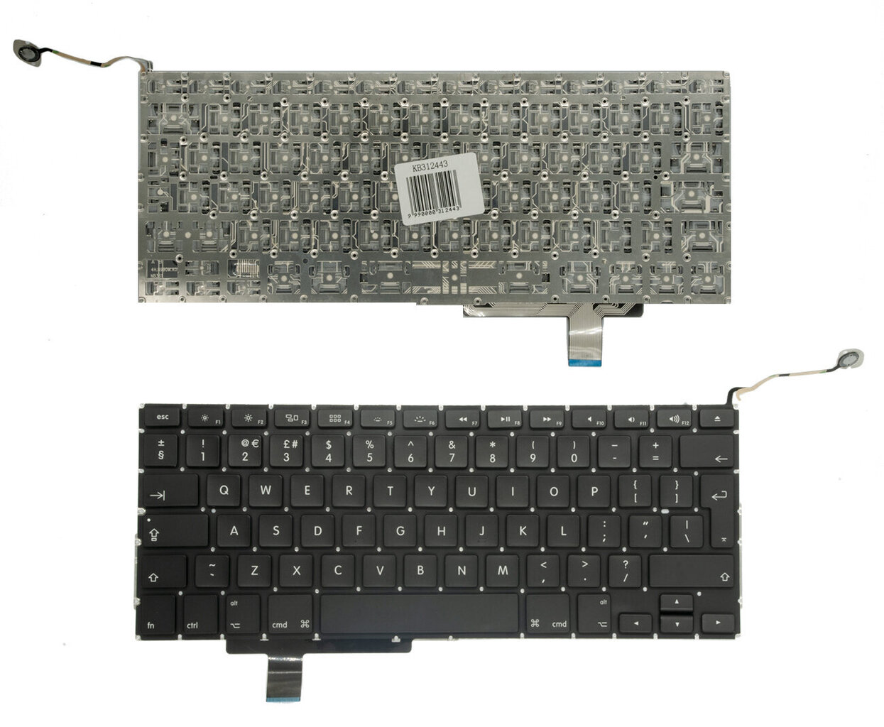 Klaviatuur APPLE: MacBook Pro 17" A1297 hind ja info | Arvutikomponentide tarvikud | hansapost.ee