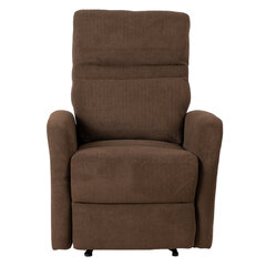 Кресло с откидной спинкой с электрическим механизмом Sahara, шоколадно-коричневoe цена и информация | Кресла для отдыха | hansapost.ee