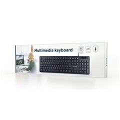 Клавиатура Gembird Multimedia Keyboard KB-MCH-04 US цена и информация | Клавиатуры | hansapost.ee