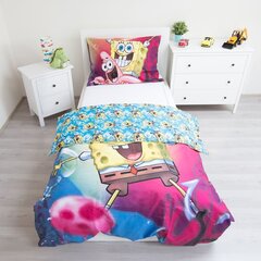 Voodipesukomplekt Sponge Bob, 140 x 200 cm + padjapüür 70 x 90 cm цена и информация | Детское постельное бельё | hansapost.ee