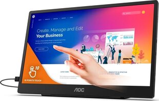 AOC 16T2 hind ja info | Monitorid | hansapost.ee