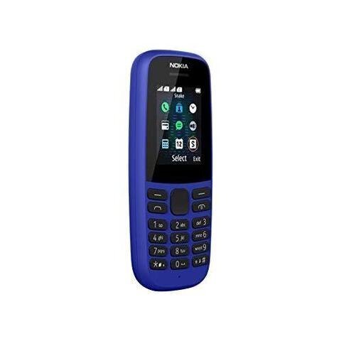 Nokia 105 (2019), 4MB, Dual SIM, Blue цена и информация | Telefonid | hansapost.ee