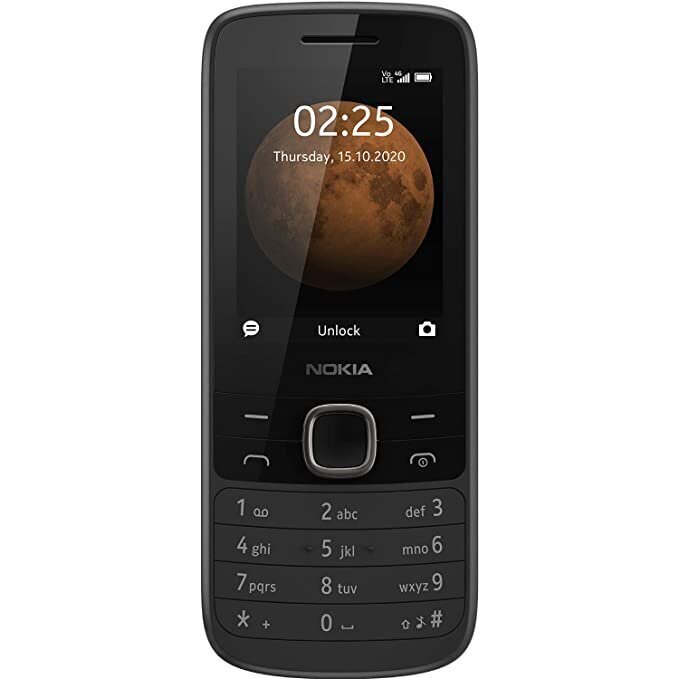Nokia 225 4G Dual-SIM, must цена и информация | Telefonid | hansapost.ee