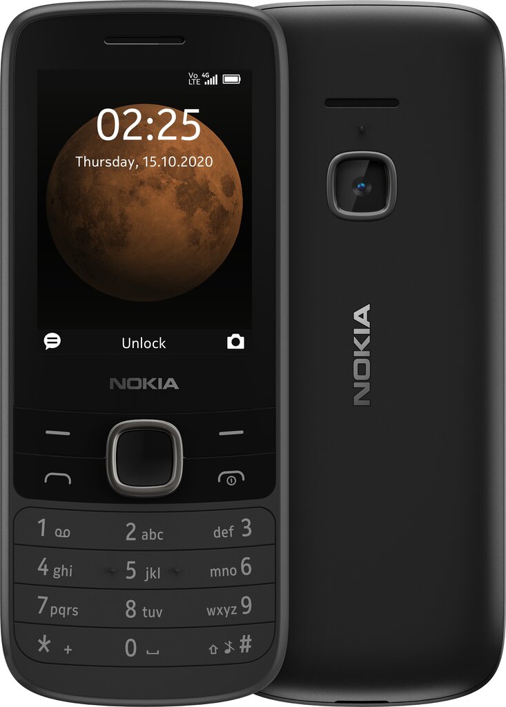 Nokia 225 4G Dual-SIM, must цена и информация | Telefonid | hansapost.ee