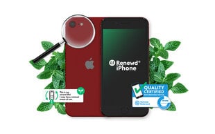 Renewd® iPhone SE 2020 64GB Red цена и информация | Renewd Телефоны и аксессуары | hansapost.ee