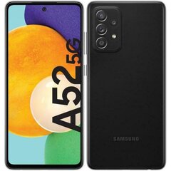 Samsung Galaxy A52 5G Dual-Sim 6/128GB Black SM-A526BZKD hind ja info | Telefonid | hansapost.ee