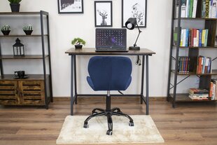 Офисное рабочее кресло Noto, велюр, синее цена и информация | Офисные кресла | hansapost.ee