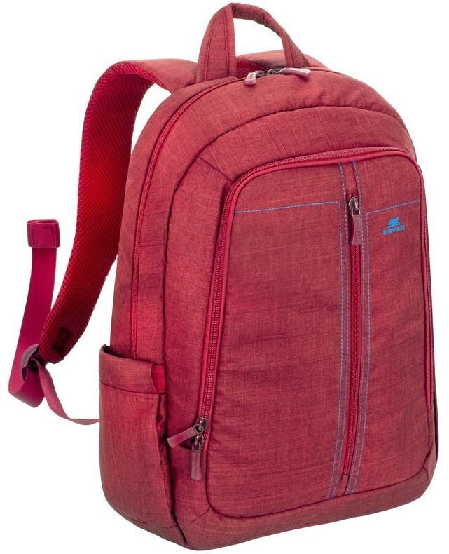 RIVACASE 7560 Laptop Canvas Backpack 15.6 / 6 Red hind ja info | Sülearvutikotid | hansapost.ee