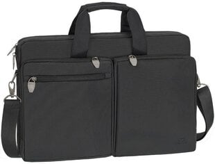 Компьютерная сумка RIVACASE 8550, 17.3", черная цена и информация | Рюкзаки, сумки, чехлы для компьютеров | hansapost.ee