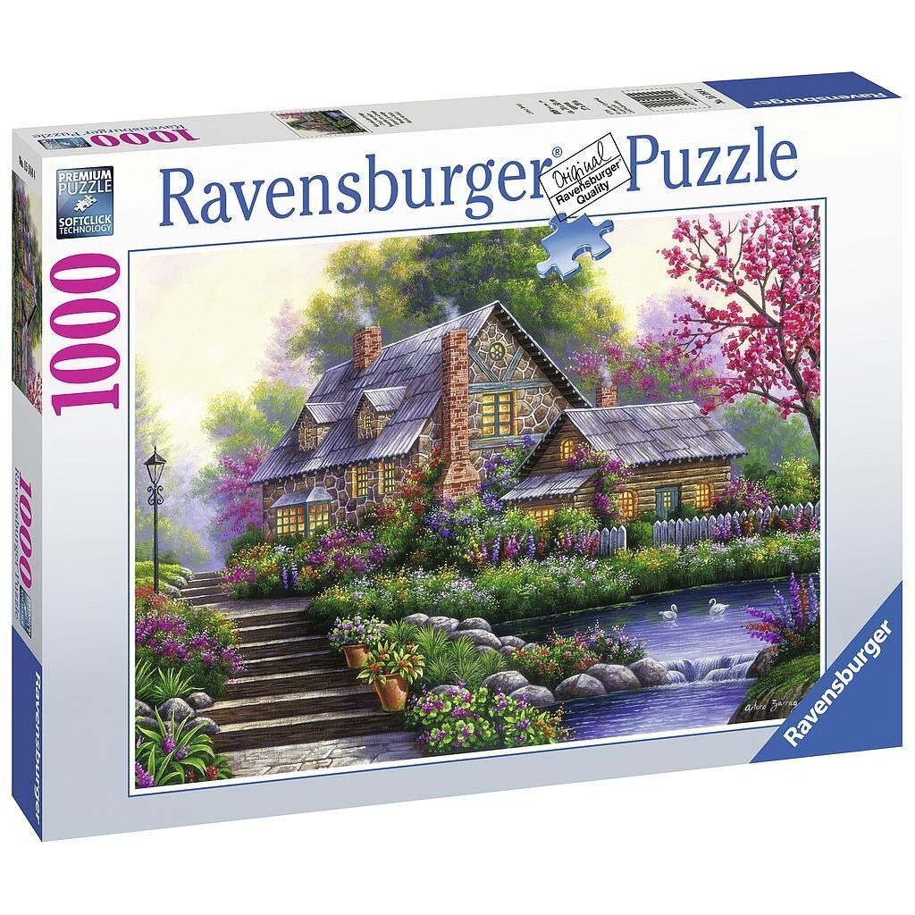 Ravensburger pusle 1000 tk Romantiline majake hind ja info | Pusled lastele ja täiskasvanutele | hansapost.ee