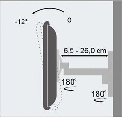 Seinaklamber Techly 301443 LED / LCD 19-37 