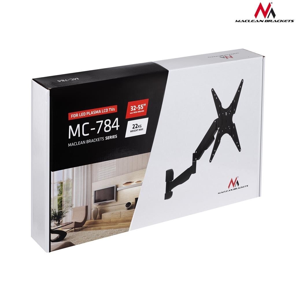 Maclean MC-784 цена и информация | Teleri seinakinnitused ja hoidjad | hansapost.ee