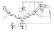 Deltaco ARM-0352, Vesa 75x75-100x100, 17 "-27" hind ja info | Teleri seinakinnitused ja hoidjad | hansapost.ee