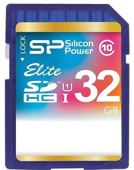 Silicon Power mälukaart SDHC 32GB Elite цена и информация | Mälupulgad | hansapost.ee