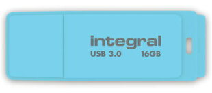 Mälupulk Integral Flash Drive Pastel 16GB, USB 3.0, Blue Sky hind ja info | Mälupulgad | hansapost.ee