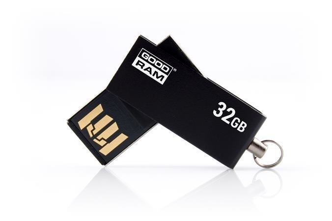 Mälupulk Goodram - Cube 32 GB, USB2, must цена и информация | Mälupulgad | hansapost.ee